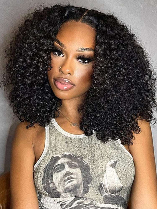 Pre-Plucked |Wear & Go Glueless 4x6 HD Lace Water Wave Bob Wig