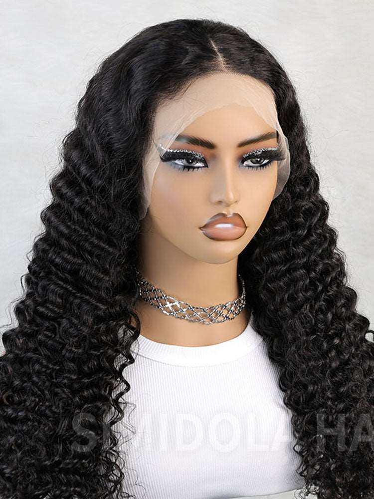 Simidola 13x4 HD Lace 200% Denisty Deep Wave Front Wigs Pre Plucked