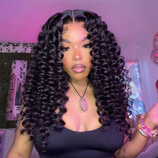 Pre-Bleached Knots| Simidola Wear & Go 4x6 HD Lace Wand Curls Wigs