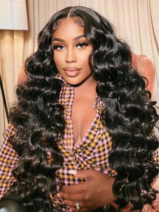 Simidola 13x4 HD Lace 200% Denisty Body Wave Wig Natural Pre Plucked