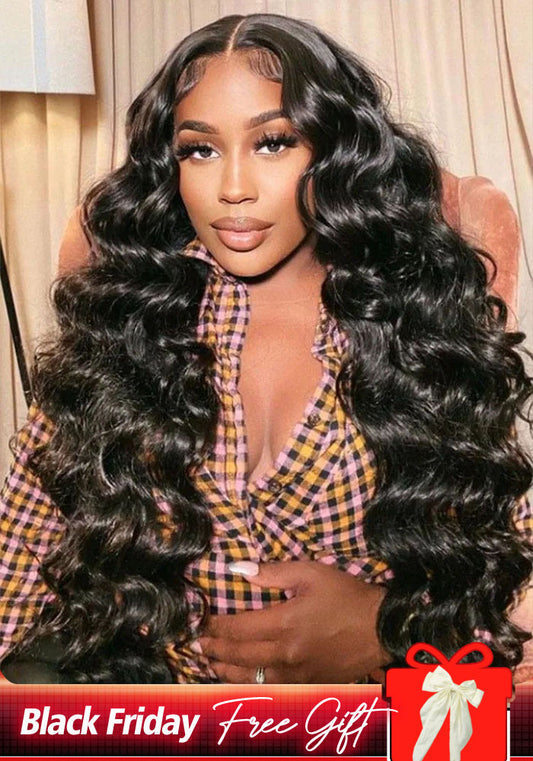 Simidola 13x4 HD Lace 200% Denisty Body Wave Wig Natural Pre Plucked