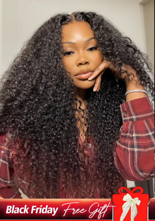 Simidola 13x6 HD Lace 200% Density Kinky Curly Wig