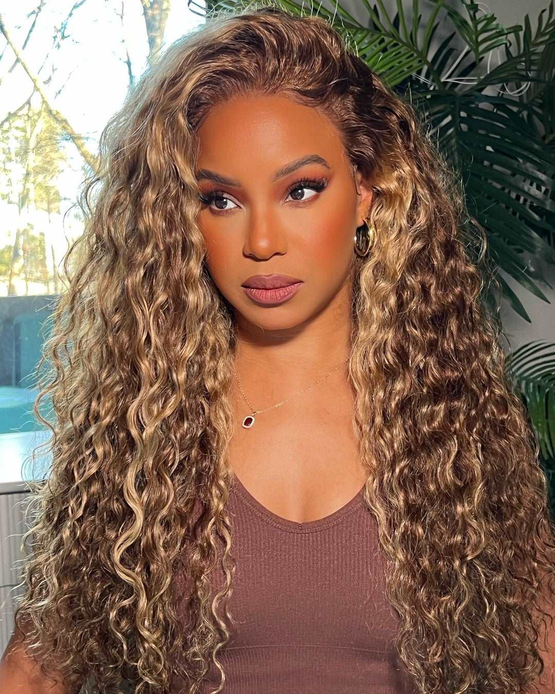 Pre-Plucked | Simidola Highlight Brown Wear Go 4x6 Lace Water Wave Wig