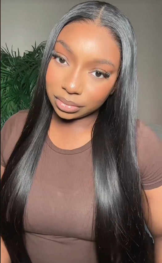 @niquethegoof Same 24 inch Wear Go 4x6 Straight Hair Wig