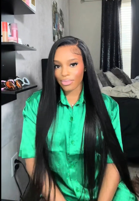 @xlovekay_  Same 24 inch M-CAP Wear Go 9x6 HD Lace Pre Bleached Straight Hair Wig