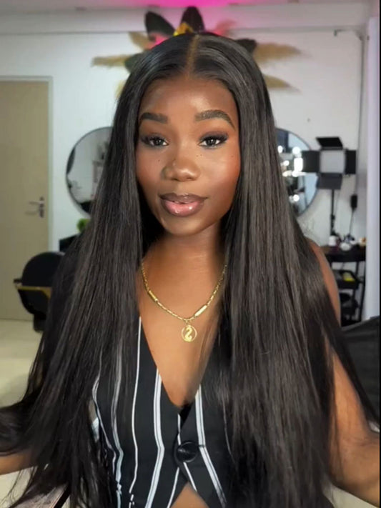 @giftedsar  Same 24 inch M-CAP Wear Go 9x6 HD Lace Pre Bleached Straight Hair Wig