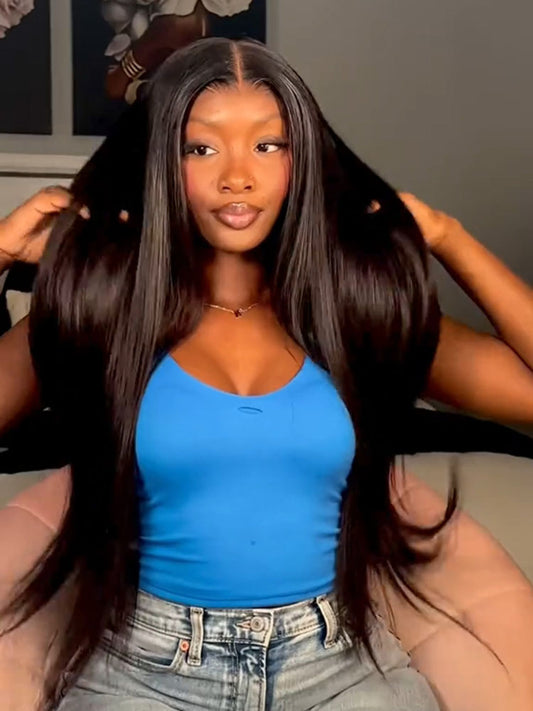 @_bambiina_ Same 24 inch M-CAP Wear Go 9x6 HD Lace Straight Hair Wig