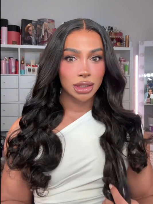 @glambyjerr Same 28inch Face-Framing Layered Cut Body Wave Pre-Bleached Wear Go Wig 9x6 Lace Glueless Wig