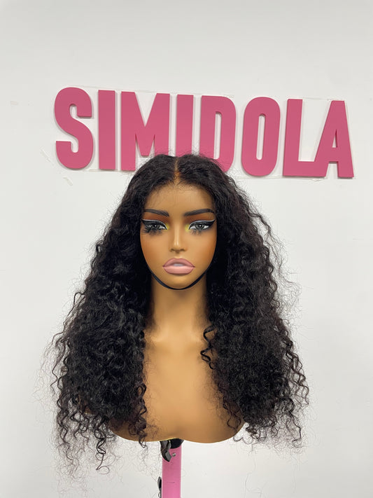 Simidola  13x6 Glueless Lace Human Hair Water Wave 13x6 Lace Frontal Wig