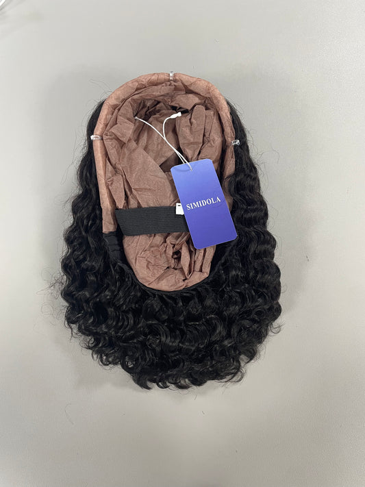 Simidola 4x6 Glueless Lace Water Wave Wig Human Hair Wig 18 inches