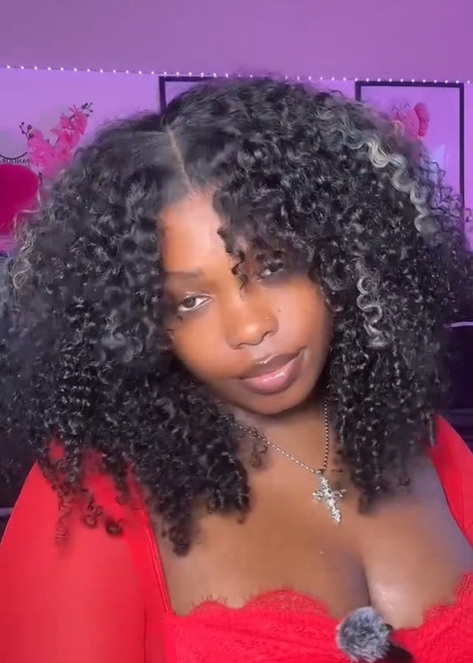 @adore._jaayy Same 18 Inches Wear Go 4x6 HD Lace Kinky Curly Wig