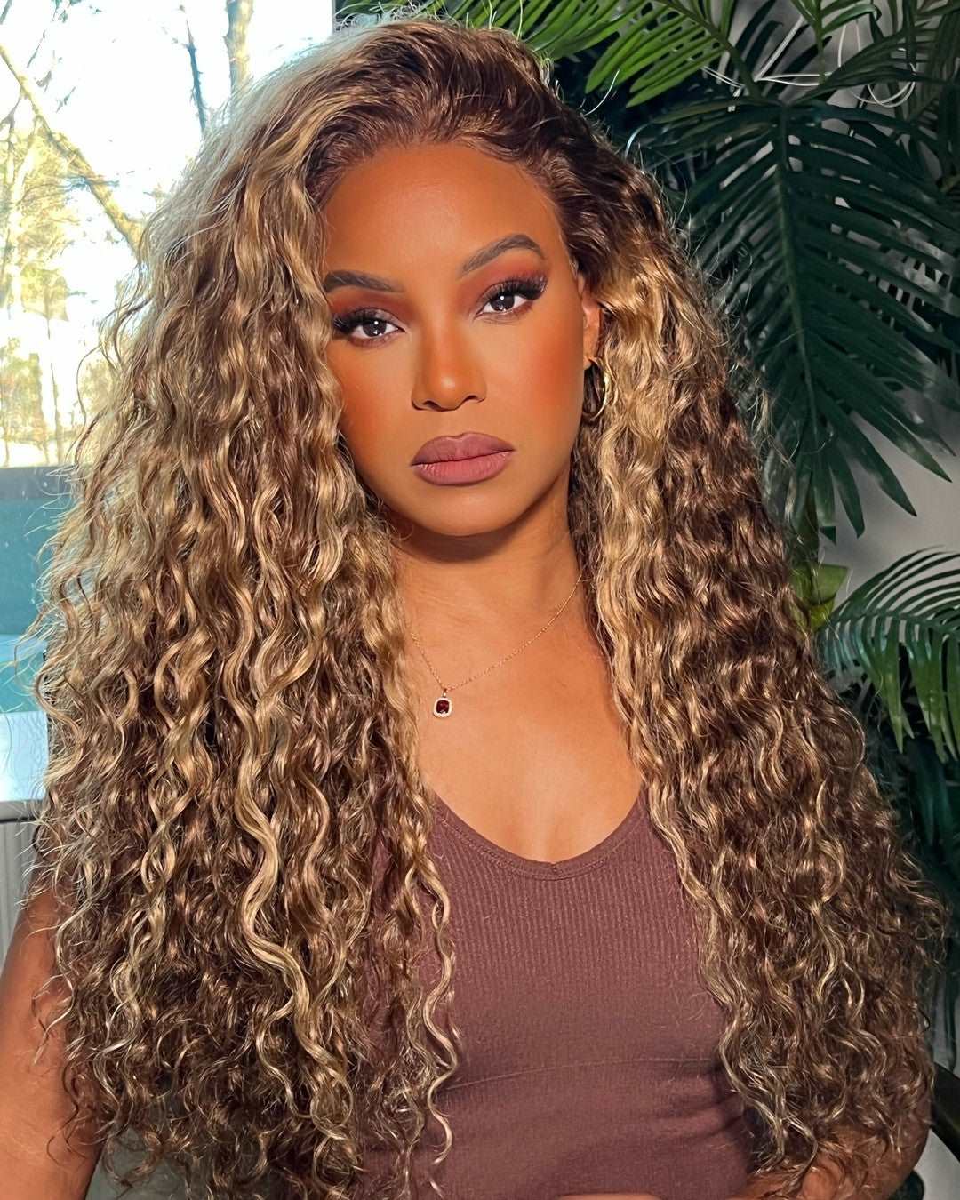 Pre-Plucked | Simidola Highlight Brown Wear Go 4x6 Lace Water Wave Wig