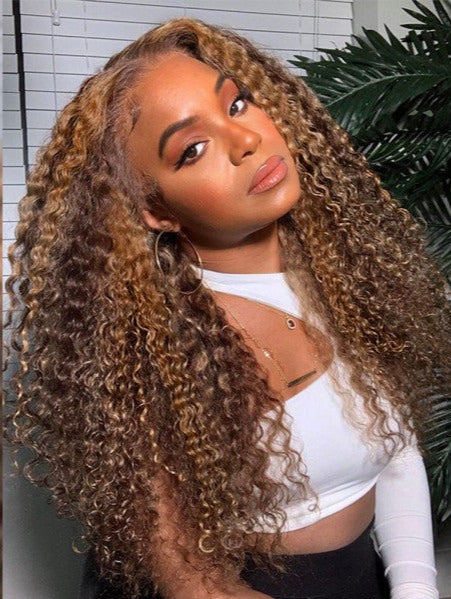 Simidola Gorgeous Highlights Ombre Water Wave Frontal Wig