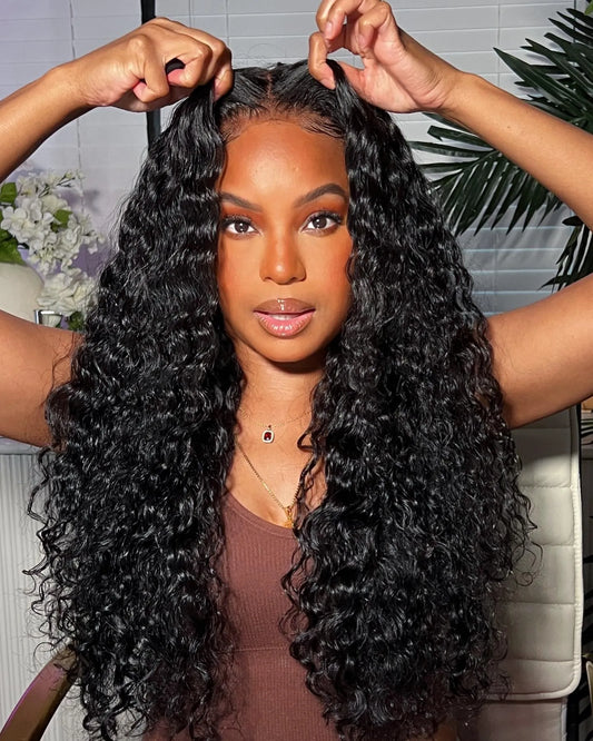 Pre-Bleached Knots| Simidola Wear & Go 4x6 HD Lace Water Wave Wig