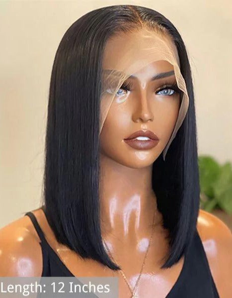 Simidola 13x4 HD Lace Frontal Super Natural Bob Wig