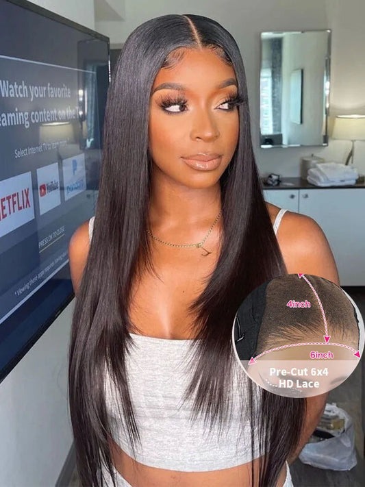 Pre-Plucked | Simidola Wear & Go Glueless 4x6 Straight Hair Wig