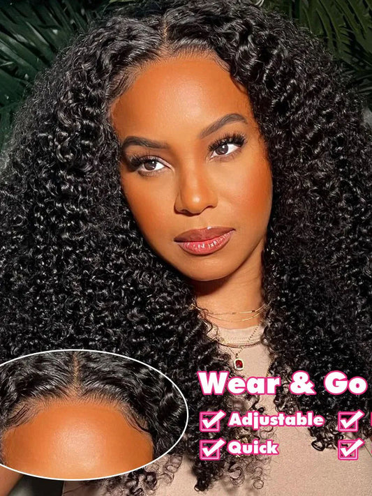 Pre-Plucked | Simidola Wear & Go Glueless 4x6 HD Lace Kinky Curly Wig