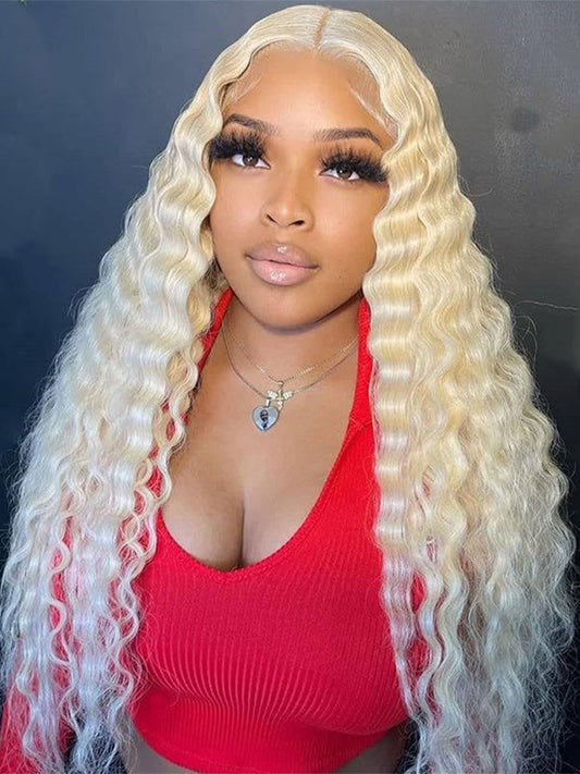 Simidola 613 Blonde Loose Deep Wave Wig Pre-Plucked With Baby Hair