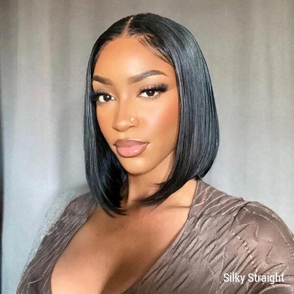 Simidola 4x4 Transparent Lace Glueless Closure Bob Wig | Flash Deal