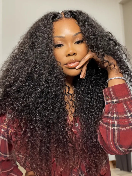 Simidola 13x6 HD Lace 200% Density Kinky Curly Wig