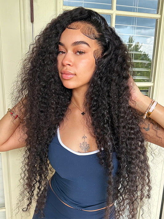 @thekaylaflash Same 32inch Simidola 13x6 HD Lace 250% Density Deep Wave Wig