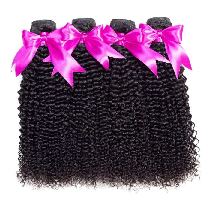 Simidola 4Pcs 10A Kinky Curly Best Virgin Human Hair Bundles