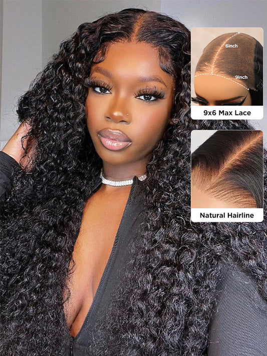 Simidola M-CAP Wear Go 9x6 HD Lace Pre Bleached Tiny Knots Kinky Curly Glueless Wig