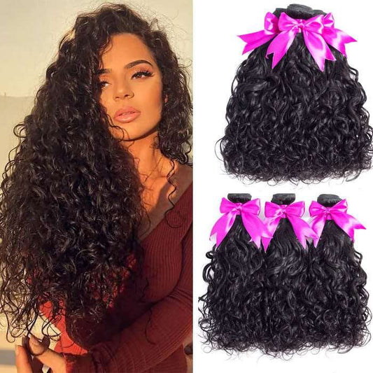 Simidola 3Pcs 10A Natural Wave Best Virgin Human Hair Bundles