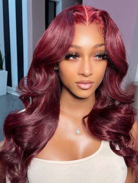 Pre-Plucked | Simidola 99J Color Wear Go 4x6 Lace Body Wave Wig