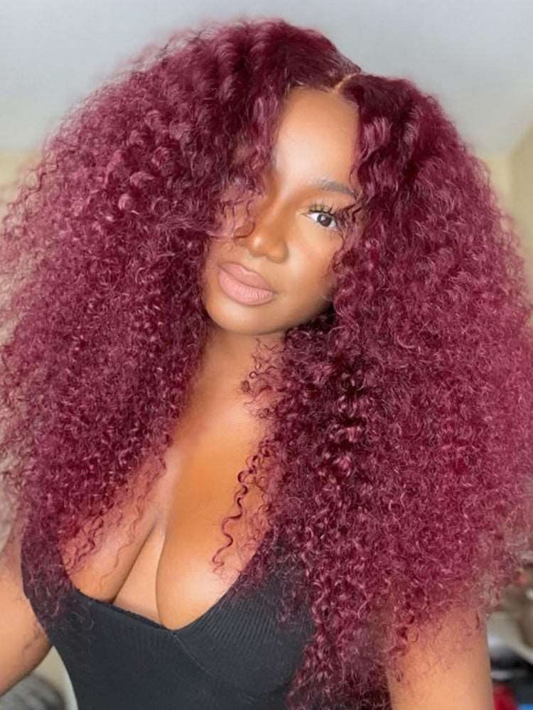 Pre-Plucked | Simidola 99J Wear Go 4x6 Lace Kinky Curly Wig