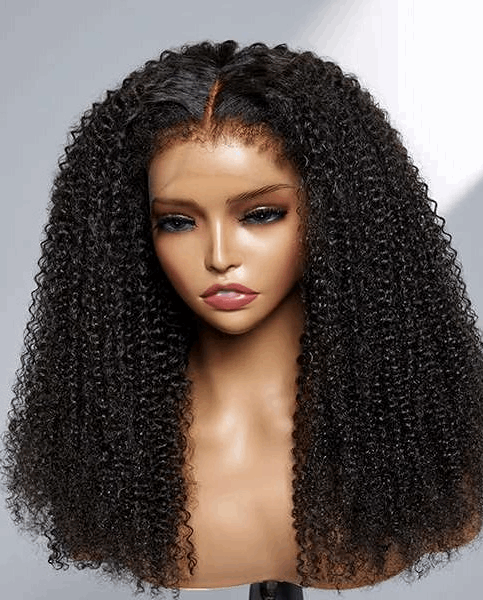 Simidola 4C Edges | 13x4 HD Lace Realistic Afro Kinky Edges Free Parting Front Wig | Afro Inspired