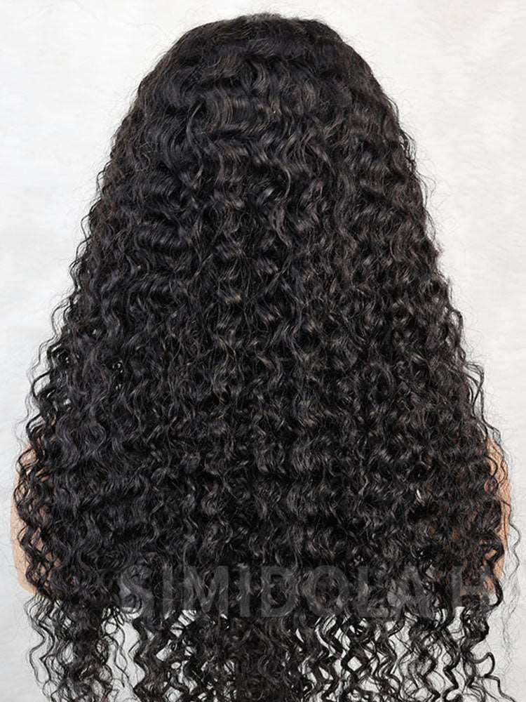 Simidola 13x6 HD Lace 200% Density Water Wave Human Hair Front Wig