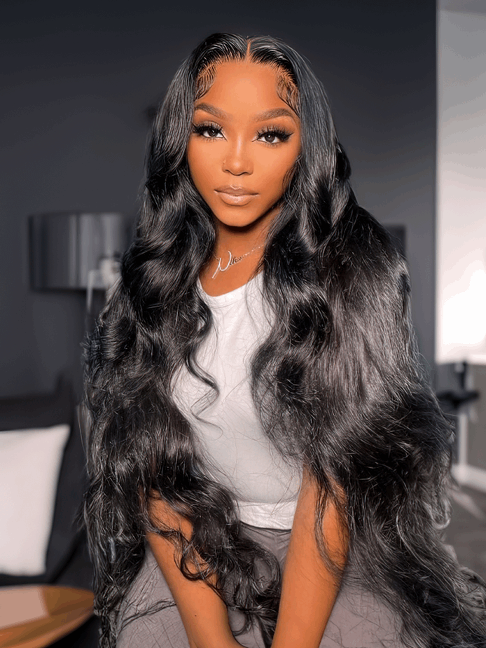 Simidola 360 Transparent Lace Body Wave 180 Density Frontal Wig