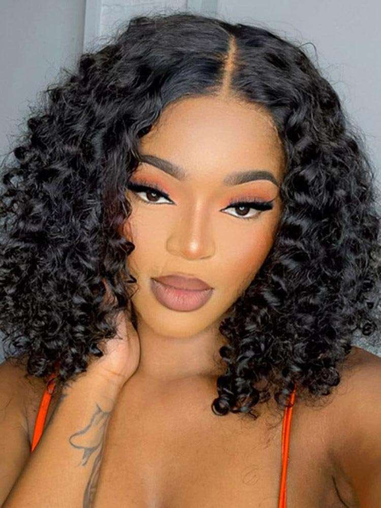 Pre-Plucked |Wear & Go Glueless 4x6 HD Lace Deep Wave Bob Wig