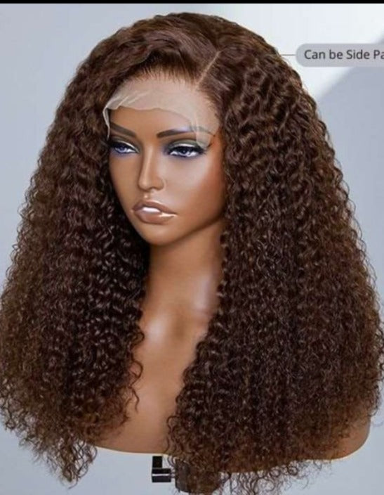 Simidola 5x5 HD Lace Closure Chocolate Brown Long Curly Wig | Fall Hair Trends