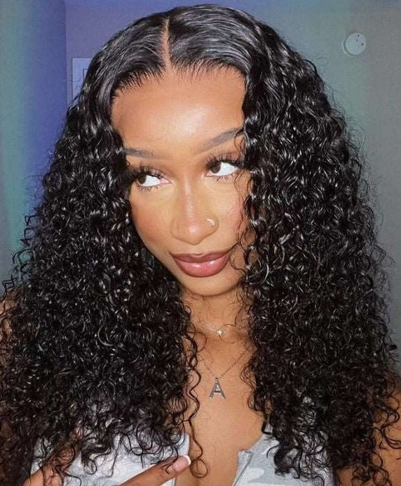 22 inches Tiktok Influencer @ashcat_ Same Pre Cut 4x6 HD Lace Water Wave Wear & Go Glueless Wig