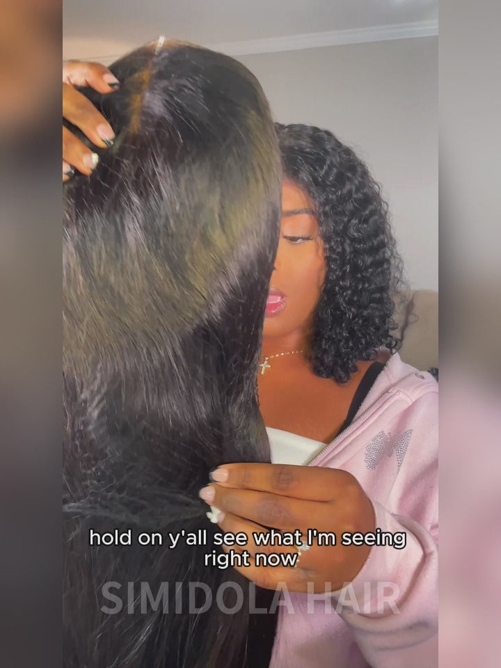 Pre-Plucked | Simidola Wear & Go Glueless 4x6 HD Lace Straight Hair Wig