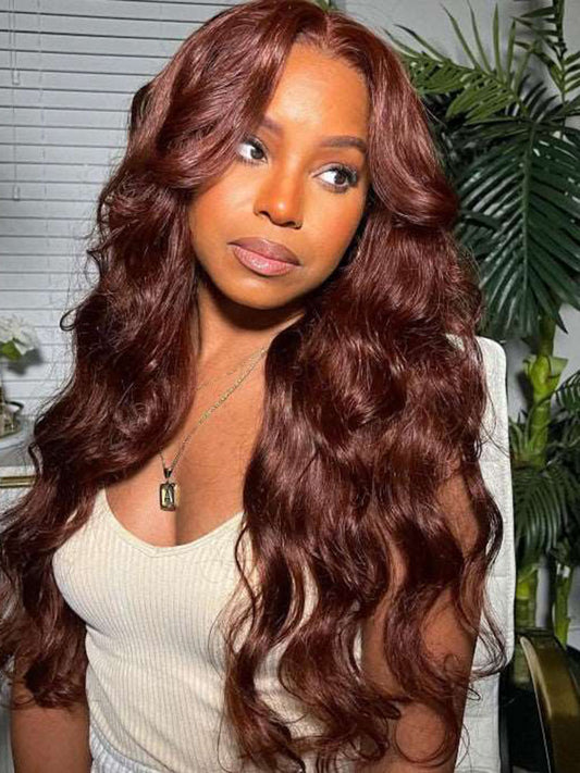 Pre-Plucked | Simidola Reddish Brown Wear Go 4x6 Lace Body Wave Wig