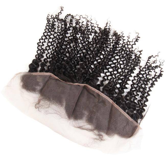 Simidola 1Pc Deep Curly Pre Plucked Lace Frontal