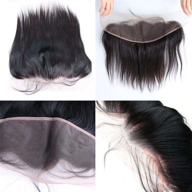 Simidola 1Pc Straight Pre Plucked Lace Frontal