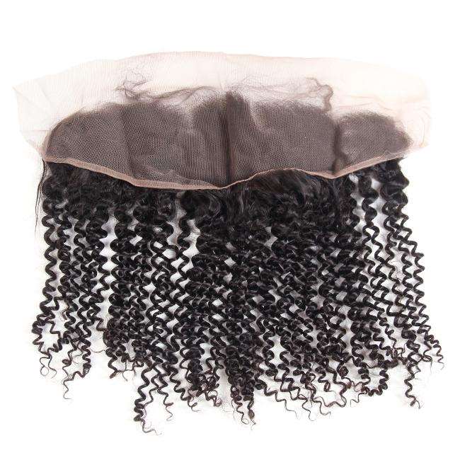 Simidola 1Pc Deep Curly Pre Plucked Lace Frontal