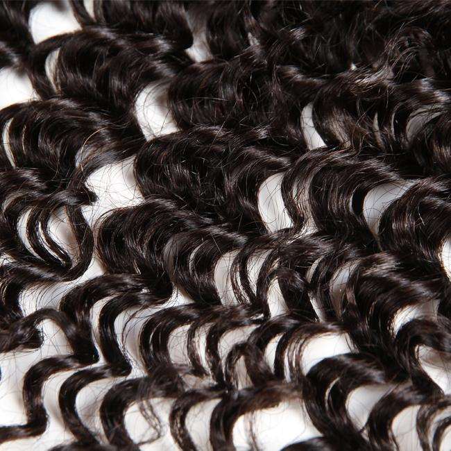 Simidola 1Pc Deep Wave Pre Plucked Lace Frontal