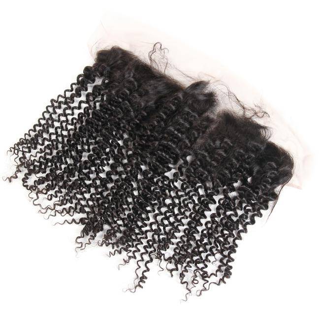 Simidola 1Pc Deep Curly Pre Plucked Lace Frontal