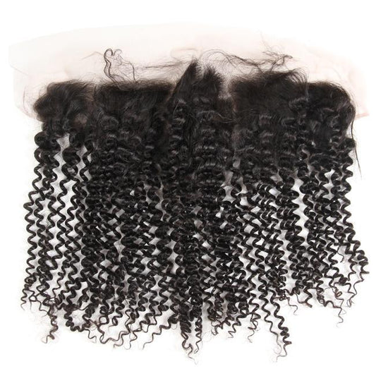 Simidola 1Pc Deep Curly Pre Plucked Lace Frontal